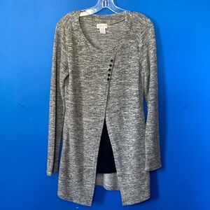 APRICOT Gray & Black Tunic Sz S